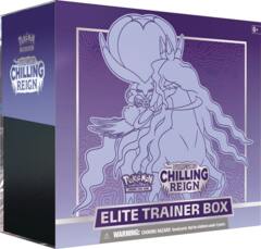 POKEMON - SWORD & SHIELD - CHILLING REIGN - ELITE TRAINER BOX- SHADOW RIDER CALYREX VMAX